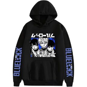 Anime Blue Lock Hoodie Cosplay Merch Bachira Hoodie Unisex Long Sleeve in Saudi Arabia