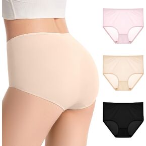 Silk Underwear for Women, High Waisted Briefs Underwear Full Coverage 100% Mulburry Silk Knit Women's Panties in Saudi Arabia