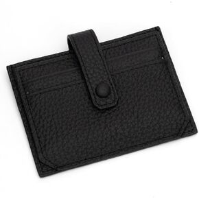 Black Women Checkered Wallets Cute Slim Card Holder Small Credit Card Case in Saudi Arabia