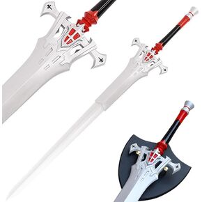 51 inches/43 inches in Two Sizes, Handmade Metal Sword Greatsword Fantasy Clive Rosfield Sword, Stainless Steel, with Hanging Plate, Suitable for Role-Playing Weapons and Collection Display in Saudi Arabia