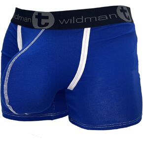 Wildmant Modal Monster Cock 5" Inseam Boxer Brief Royal Blue in Saudi Arabia