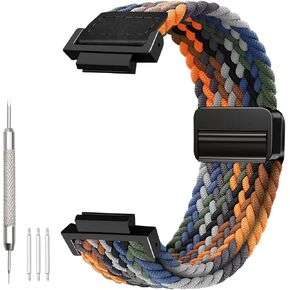 Nylon-Band for Casio-G-Shock DW-5600/8900 - Magnetic Adjustable Braided Replacement Strap for GA-100/GW-B5600/GB-5600/GW-6900 Casio Band Soft and Elastic Breathable Durable in Saudi Arabia
