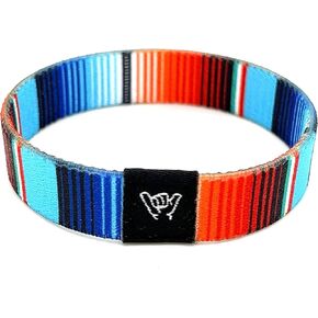 Hang Loose Bands - Southwestern Bracelet for Men, Women & Teens - Comfy Tribal Print and Boho - Western Style Reversible Wristband - Dae Break | Extra Small: 5.5" length (for petites & kids) in Saudi Arabia