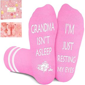 Juesly Grandma Gifts, Funny Socks Perfect for Grandma Birthday Gifts, Grandparents Day, Mother's Day, Christmas in Saudi Arabia