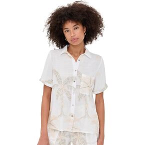 Palmacea Women's Maya Amazonia Sage Shirt in Saudi Arabia