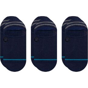 Stance Gamut II 3 Pack No Show Socks (SM (Men's Shoe 3 -5.5, Women's Shoe 5-7.5), Black) in Kuwait