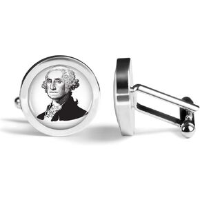 George Washington Cufflinks President Washington Cuff Links (Angled Edition) in Saudi Arabia