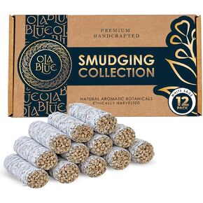 White Sage Smudge Sticks 12 Pack Premium 4 Inch Sage Bundles for House Cleansing, Energy Clearing, Smudging Rituals, Meditation & Spiritual Protection in Saudi Arabia