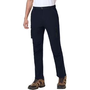 Mens Hiking Pants with 6 Pockets - Cargo Pants for Outdoor Work, Travel, Fishing, and Casual Wear in Saudi Arabia