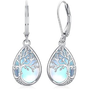 Aniu Tree of Life Dangle Drop Earrings for Women Birthday Mothers Day Jewelry Gift in Saudi Arabia