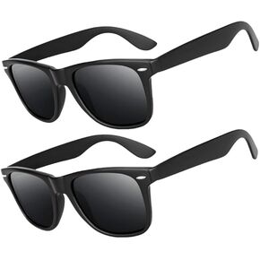 kkhouse 2 Pack Unisex Anti-Myopia Astigmatism Glasses Men's Women's Vision Improvement Strabismus Correction Fatigue Glasses(Black-O5-B2) in Kuwait