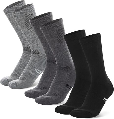 جوارب صوف ميرينو من Merino.tech للنساء والرجال - جوارب صوف ميرينو للتنزه سيرًا على الأقدام بنمط طاقم in Kuwait