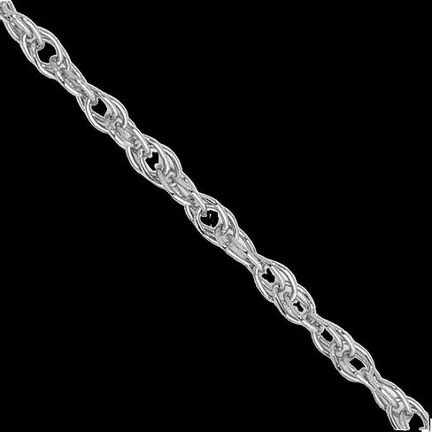 Roy Rose Jewelry Baby Rope Pendant Chain - 14K Yellow or White Gold - 0.8m and 1.3mm widths - 14", 16", 18", 20", 22", 24", 26", 30" Lengths in Kuwait