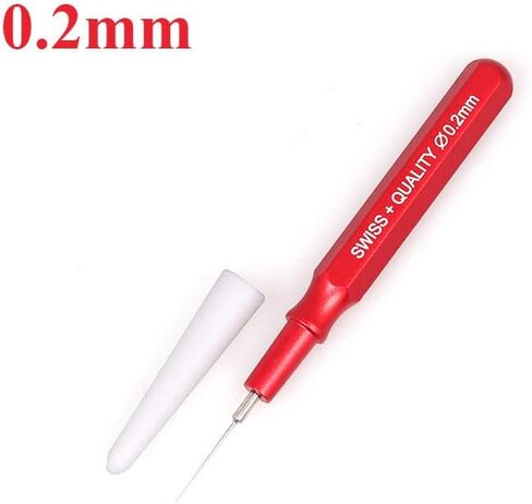 4Pcs Metal Watch Oiler Oil Pen,Watch Oil Kit,Watch Repair Tool Kit for Watchmaker Workers,4 Different Size 0.2/0.3/0.5/0.6MM Aluminum Handle in Saudi Arabia