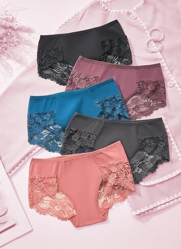Sexy Panties For Women Breifs Underwear Women Cheeky Panties High Waisted Sexy Lace Womens Granny Underpants Pack in Saudi Arabia