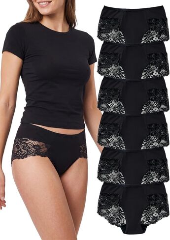 Sexy Panties For Women Breifs Underwear Women Cheeky Panties High Waisted Sexy Lace Womens Granny Underpants Pack in Saudi Arabia