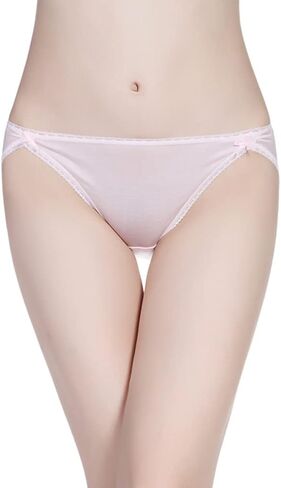 Forever Angel Women's 100% Silk Knitted Lace Bikini Panties in Saudi Arabia