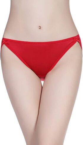 Forever Angel Women's 100% Silk Knitted Lace Bikini Panties in Saudi Arabia