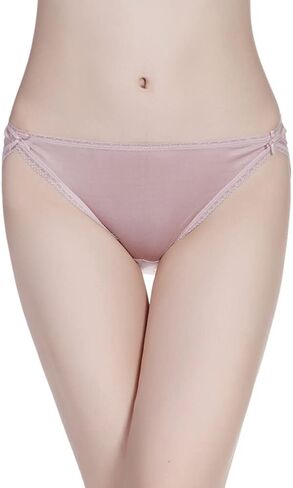 Forever Angel Women's 100% Silk Knitted Lace Bikini Panties in Saudi Arabia