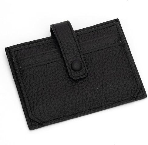 Black Women Checkered Wallets Cute Slim Card Holder Small Credit Card Case in Saudi Arabia