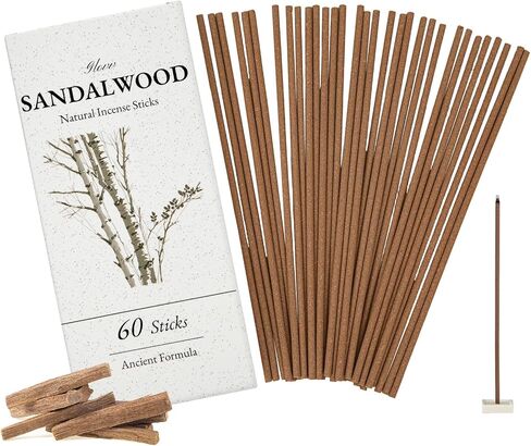 Incense Sticks 60 Pack, Natural Fragrance, Ideal Choice for Yoga, Meditation and Relaxation, Air Purifying Aromatherapy and Long-Lasting Burn in Saudi Arabia