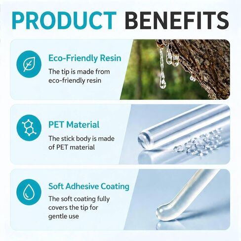 Sticky Ear Cleaning Stick, Reusable Ear Wax Removal Tools with Soft Silicone Head, Gentle Adhesive Ear Pick Kit for Family Personal Care Hygiene, Travel Friendly (4 Boxes/96 Pcs) in Saudi Arabia
