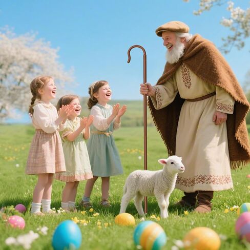 52" Easter Jesus Staff Shepherd Staff Prop Shepherds Hook Costume Wizard Stick for Cosplay Halloween Staffs in Saudi Arabia