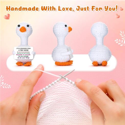 Positive Goose Teen Girl Gifts Trendy Stuff Birthday Back to School Gifts for Students Girls Appreciation Gift for Nurse Teacher Stress Relief Gift for Coworker Friend, Cute Cheer Support Goose Decor in Saudi Arabia