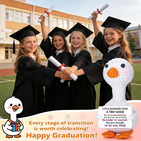Positive Goose Teen Girl Gifts Trendy Stuff Birthday Back to School Gifts for Students Girls Appreciation Gift for Nurse Teacher Stress Relief Gift for Coworker Friend, Cute Cheer Support Goose Decor in Saudi Arabia