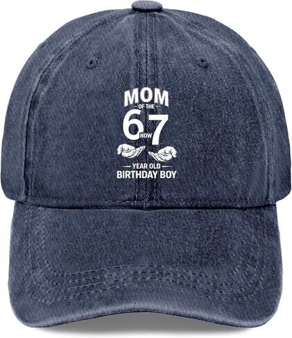 قبعات MOM of THE 6 لعيد الميلاد التي يبلغ عمرها الآن 7 سنوات للنساء على الموضة مغسولة in Kuwait