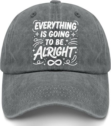Everything is Going to Be Alright Hat for Womens Aesthetic Washed Distressed in Kuwait