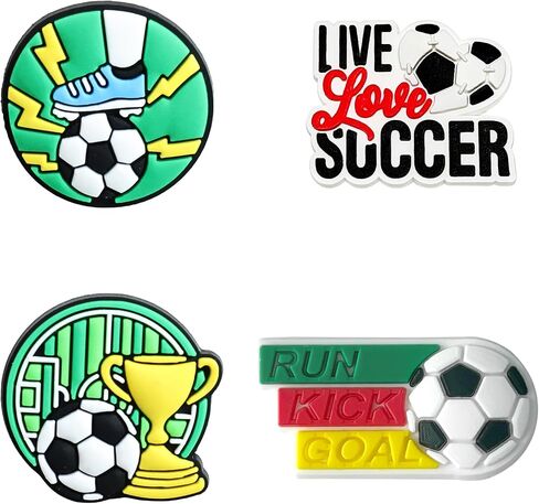 16pcs World Cup Decorations Shoe Charms,2026 Sports Soccer Merchandise Shoe Decor Gifts for Birthday Party Favors in Saudi Arabia