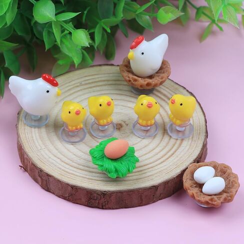 16Pcs/2Set Cute Chickens Shoe Charms For Clog Sandals DIY Shoes Decorative Accessories 3D Animal Shoes Decoration For Men Women Party Birthday Gifts in Kuwait