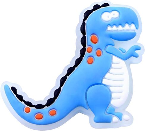 Glow in Dark Dinosaur Shoe Charms for Clog Slides Sandals, Cute Shoes Decoration Fluorescent Dinosaurs Themed Party Favor in Saudi Arabia