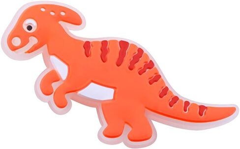 Glow in Dark Dinosaur Shoe Charms for Clog Slides Sandals, Cute Shoes Decoration Fluorescent Dinosaurs Themed Party Favor in Saudi Arabia