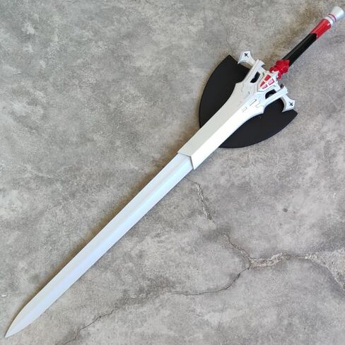 51 inches/43 inches in Two Sizes, Handmade Metal Sword Greatsword Fantasy Clive Rosfield Sword, Stainless Steel, with Hanging Plate, Suitable for Role-Playing Weapons and Collection Display in Saudi Arabia