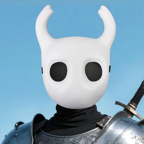 3 PCS Knight Mask with Prop Sword and Black Cloak Halloween Costume Cosplay Outfit Set for Adults, Costume Accessory for Party Dress Up in Saudi Arabia