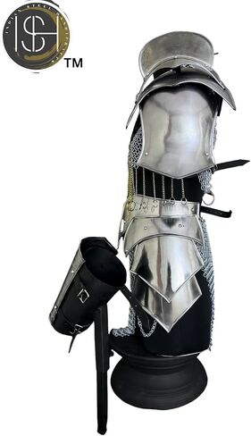Medieval Cuirass Armor, Shoulder armor, Belt armor, Bracer armor, Chainmail Armor, Cosplay Armor, LARP Armor, Fantasy Gift for Women. in Saudi Arabia