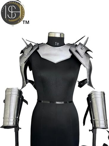 Medieval Cuirass Armor, Shoulder armor, Belt armor, Bracer armor, Chainmail Armor, Cosplay Armor, LARP Armor, Fantasy Gift for Women. in Saudi Arabia