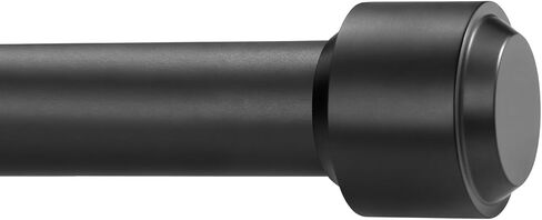 Curtain Rods, Non-Adjustable Drapery rod for Window, 1IN Diam 120INCH/10 Foot Fixed Length Rod with Aluminum End Caps and Brackets, Warm Gold in Saudi Arabia
