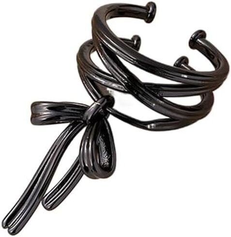 Dainty Bow Ribbon Open Ring for Women, Charm Adjustable Stackable Band Statement Jewelry in Saudi Arabia