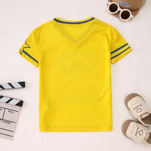 CM C&M WODRO Toddler Kid Baseball Jersey Shirt Boy Girl Funny Banana T-Shirt V Neck Baseball Team Graphic Tee Game Day Tops in Kuwait