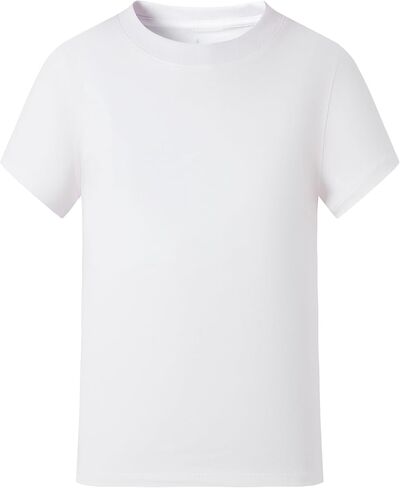 Huata Boys Girls T-Shirt Short Sleeve Crewneck Top Tee in Saudi Arabia