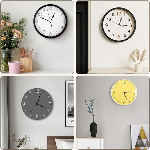 Clock Mechanism Replacement Kit, Quartz Clock Movement Replacement with 2 Pairs Clock Hands, Battery Clock Replacement Mechanism Include Clock Hands DIY Repair Parts(Total Shaft Length 26mm) in Kuwait
