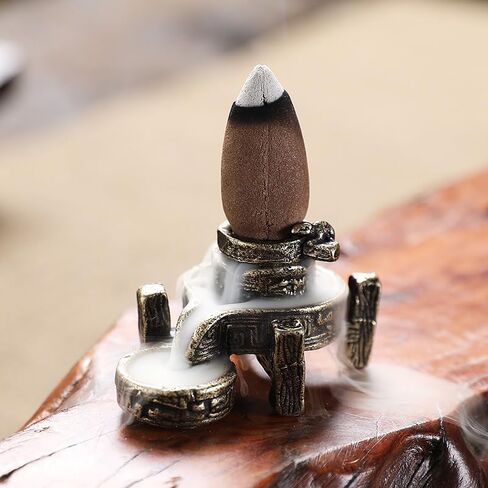 الرجعية ارتداد البخور الموقد الجرافيت الوقوف DIY المنزل زن شلال الديكور البخور حلية in Kuwait