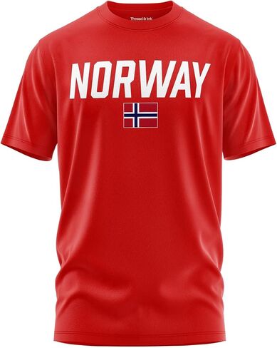 Norway Pride Mens Shirt, Norway Gameday Short Sleeve Cotton Unisex Top Tee in Saudi Arabia