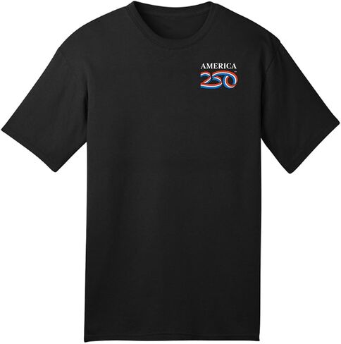 250 Anniversary USA Shirt, America250 Official Modern Logo Cotton Tee 5.4oz, 4th of July Merchandise in Saudi Arabia