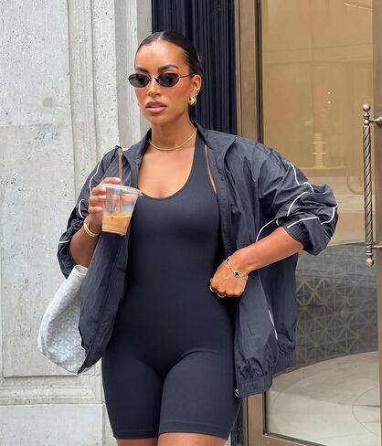 TrainingGirl Halter Neck One Piece Jumpsuits for Women Summer Workout Yoga Gym Casual Cute Sleeveless Bodysuits Tank Top in Saudi Arabia