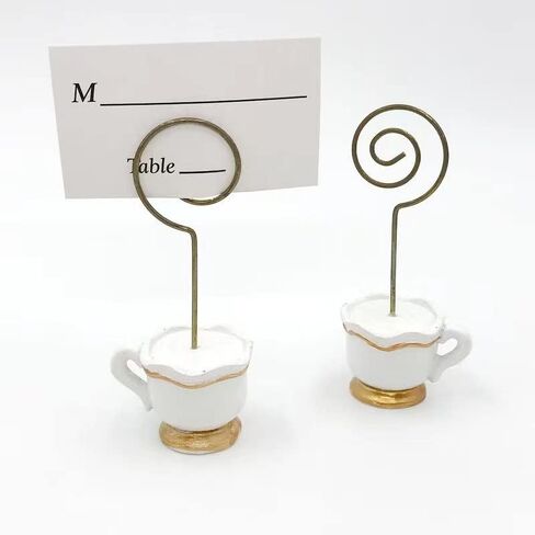 Silvery Bell 10Pcs Kissing Bell，Silver Bell Seat ，Table Card Holder，Place Card Holders, Table Number Holder，Photo Holders, Party Favors, Wedding Decorations (Silvery Bell) in Saudi Arabia