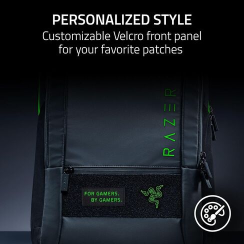 Razer Rogue V4 16" Gaming Laptop Backpack — Tear & Water Resistant Exterior, Shockproof Sleeve Fits Up to 16 inch Laptops, Ergonomic Comfort, Made with Recycled Material, Padded Shoulder Straps in Kuwait